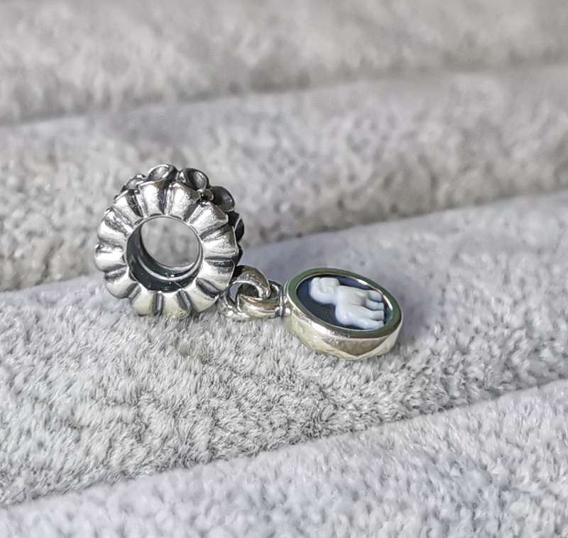 Pandora Aries Agate Cameo Charm