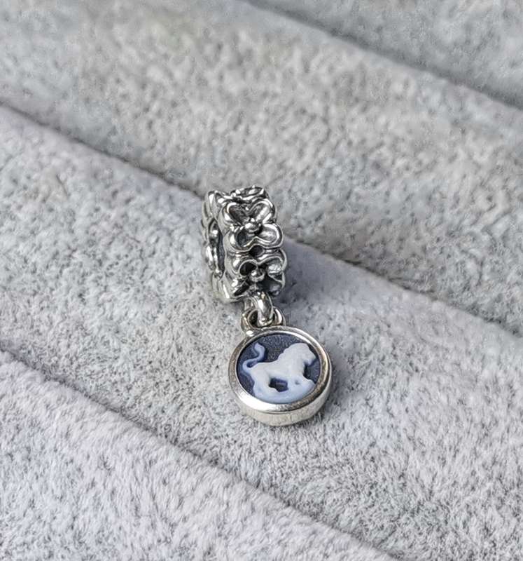 Pandora Leo Agate Cameo Charm