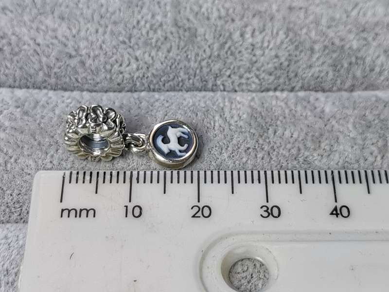 Pandora Capricorn Agate Cameo Charm