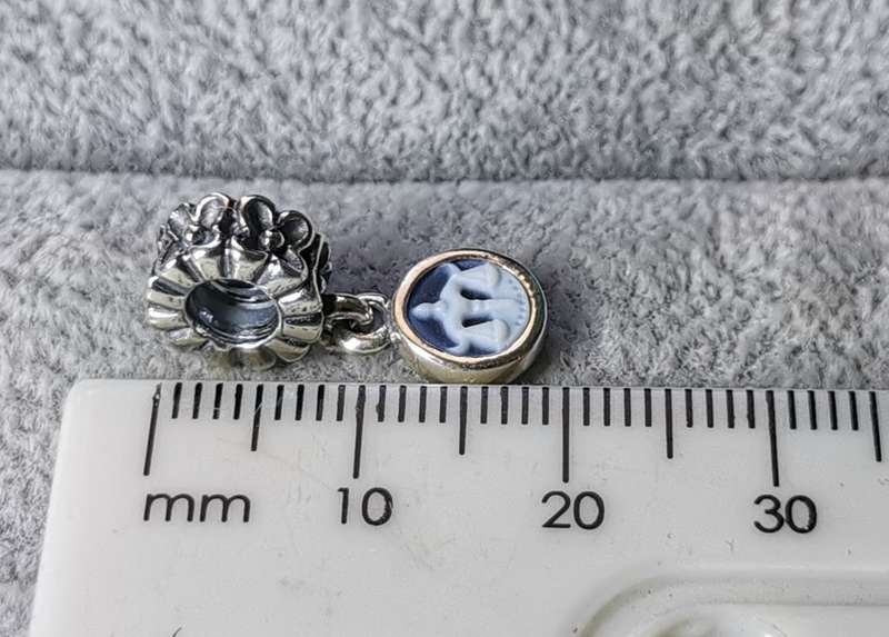 Pandora Libra Agate Cameo Charm