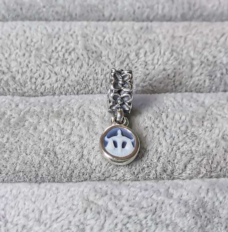 Pandora Libra Agate Cameo Charm