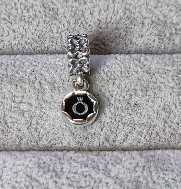 Pandora Libra Agate Cameo Charm