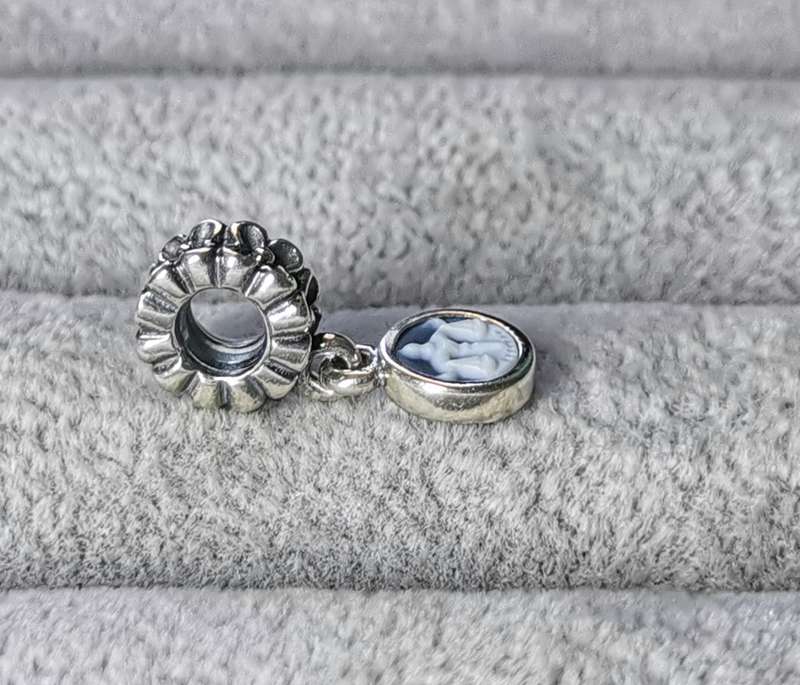 Pandora Libra Agate Cameo Charm