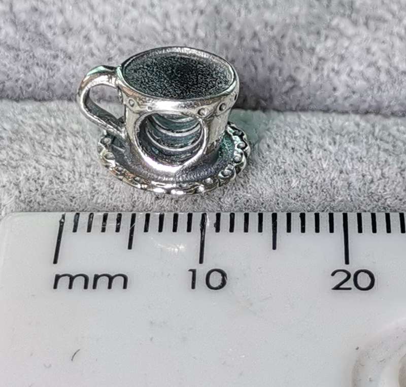 Pandora Cup and Saucer Charm