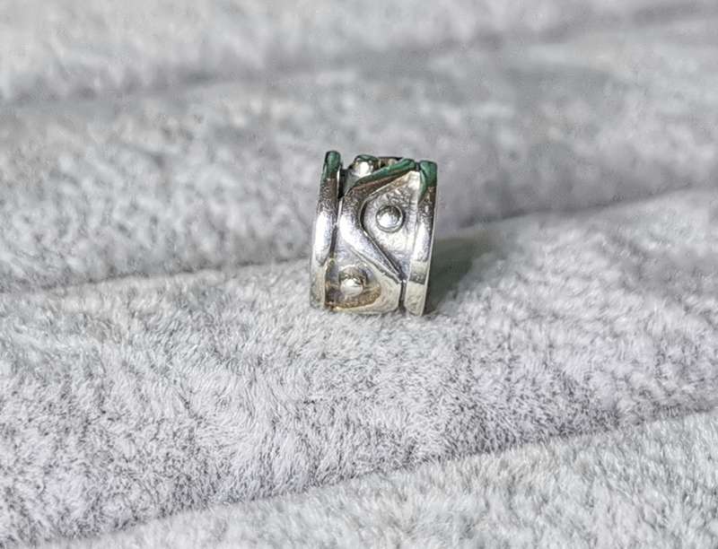 Pandora Waves and Dots Charm