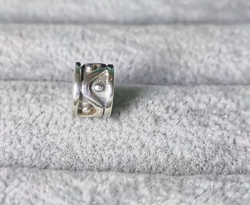 Pandora Waves and Dots Charm