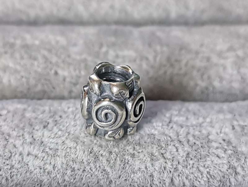Pandora Rose Leaves Log Charm