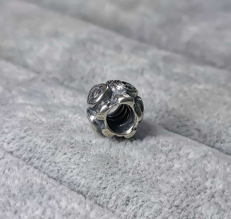Pandora Rose Leaves Log Charm