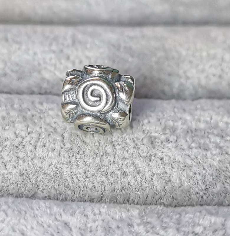 Pandora Rose Leaves Log Charm