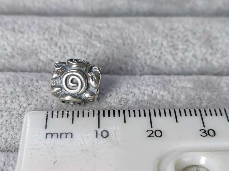 Pandora Rose Leaves Log Charm