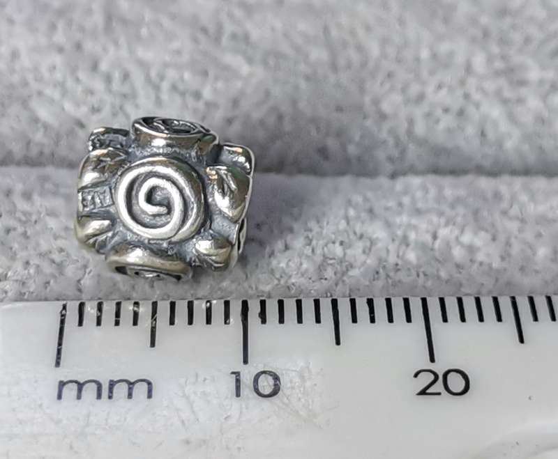Pandora Rose Leaves Log Charm