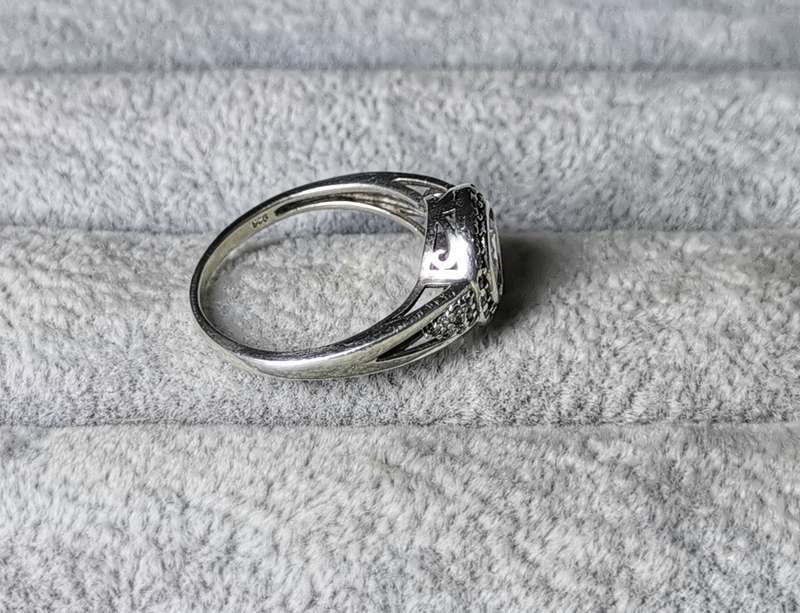 Silver Halo Ring