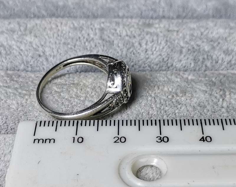 Silver Halo Ring