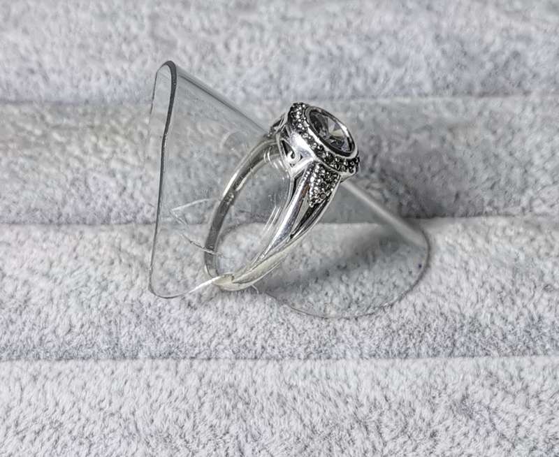 Silver Halo Ring