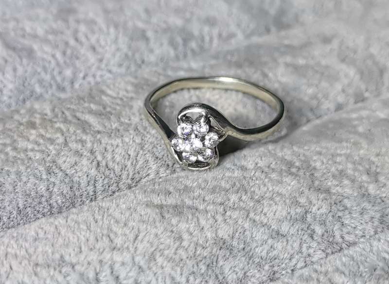 Silver Flower Ring