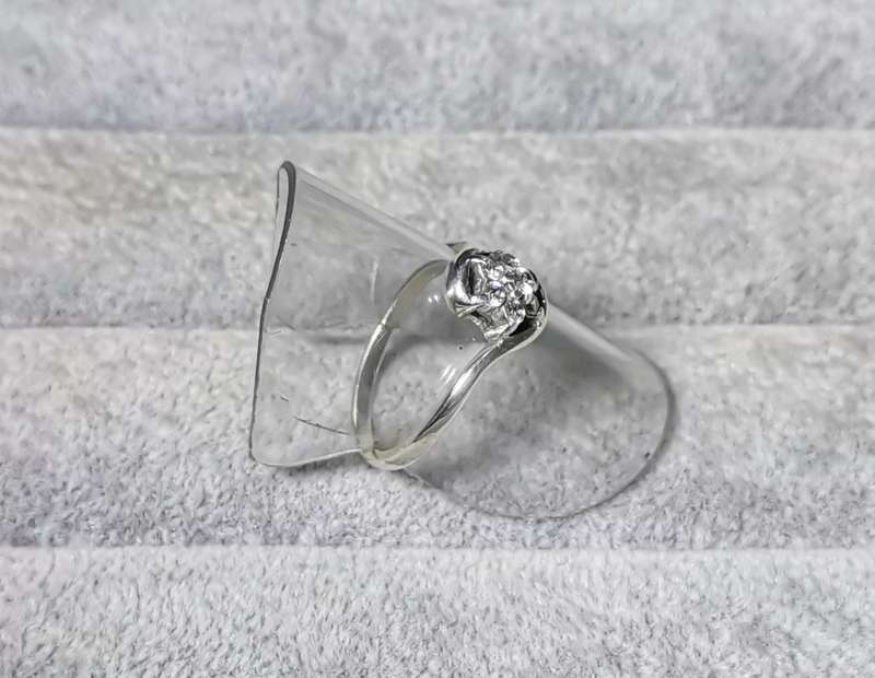 Silver Flower Ring