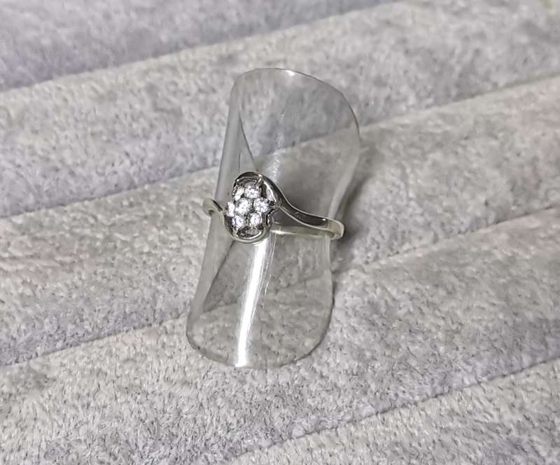 Silver Flower Ring