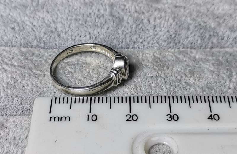 Silver Solitaire Ring
