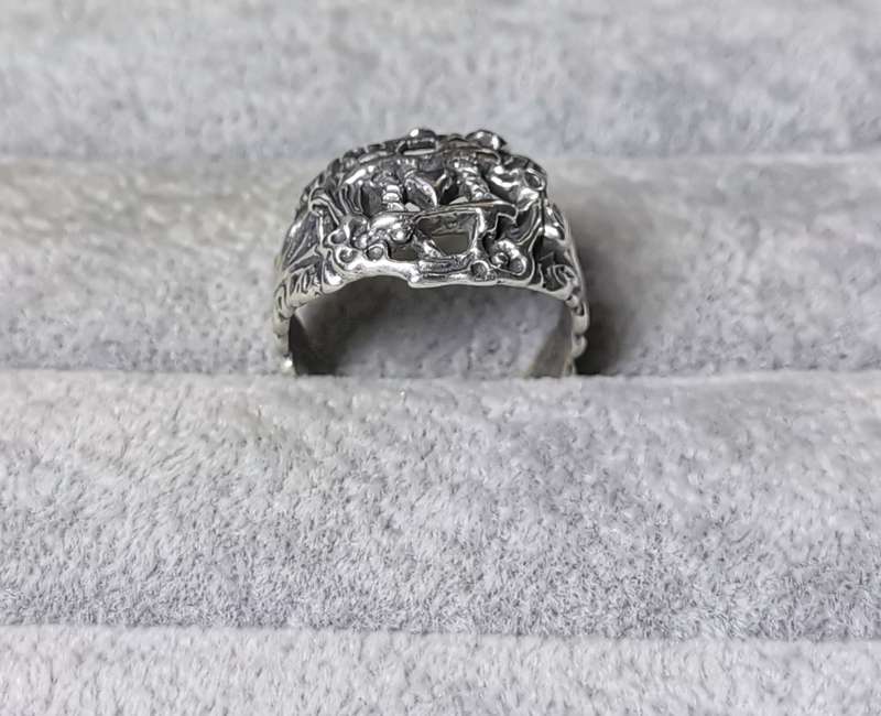 Detailed Silver Celtic Ring