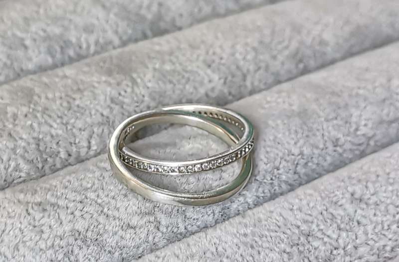 Silver Interlocked Ring