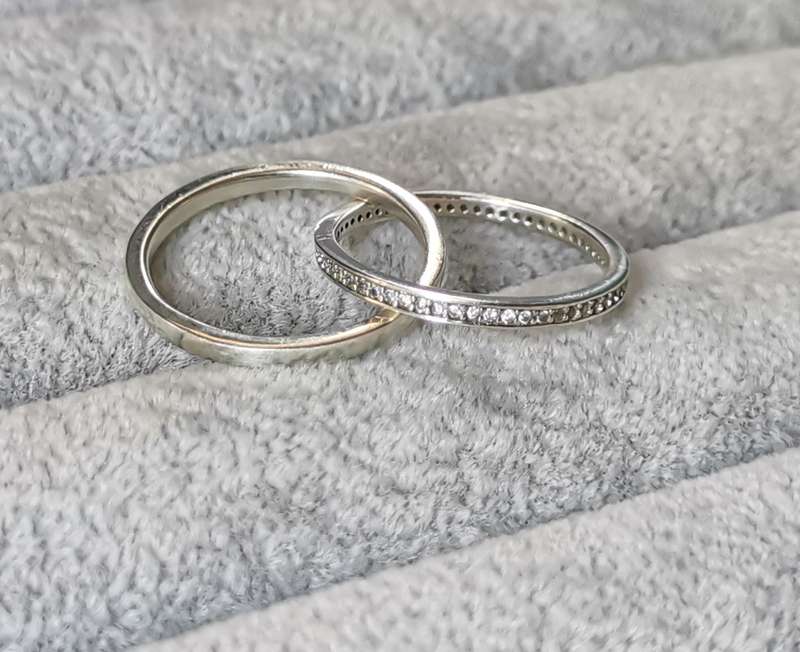 Silver Interlocked Ring
