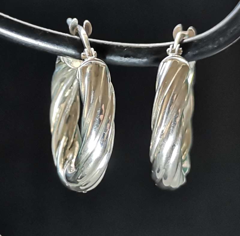 Silver Hoop Earrings