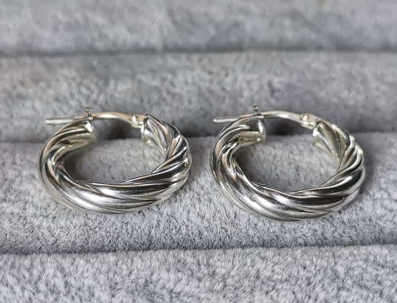 Silver Hoop Earrings