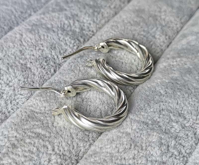 Silver Hoop Earrings