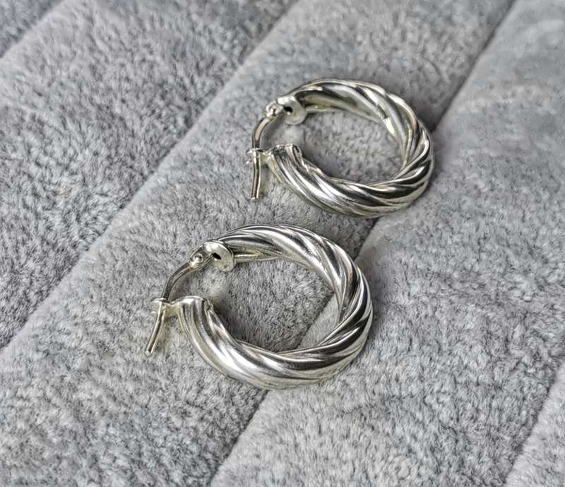 Silver Hoop Earrings