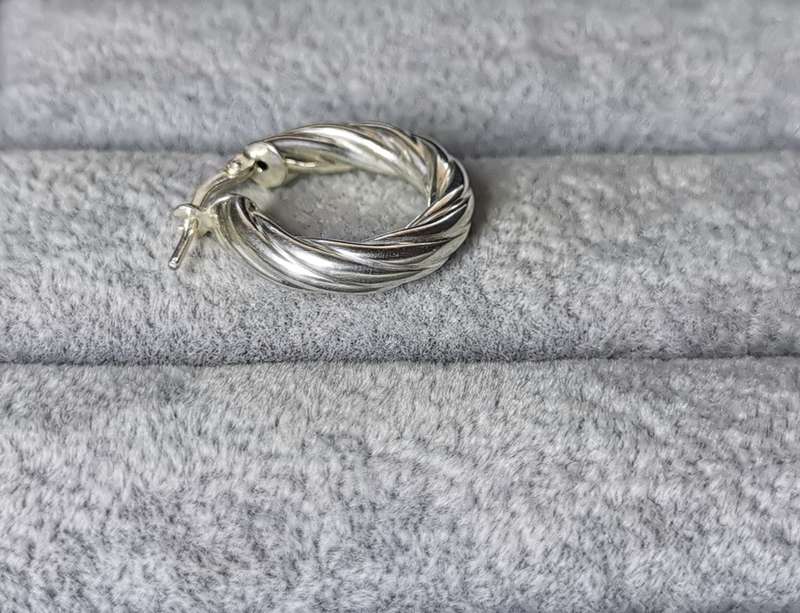 Silver Hoop Earrings