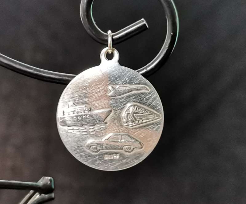 Silver St Christopher Pendant