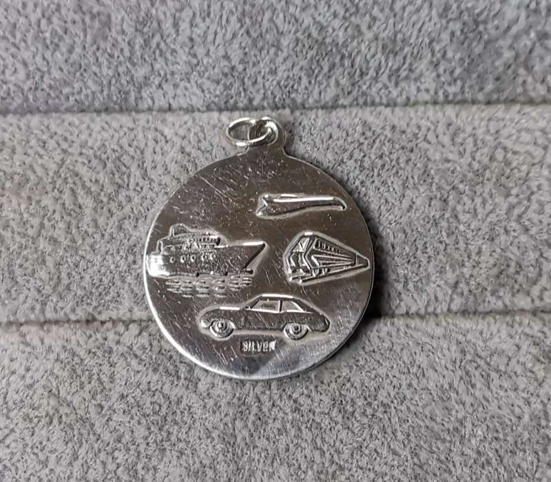 Silver St Christopher Pendant