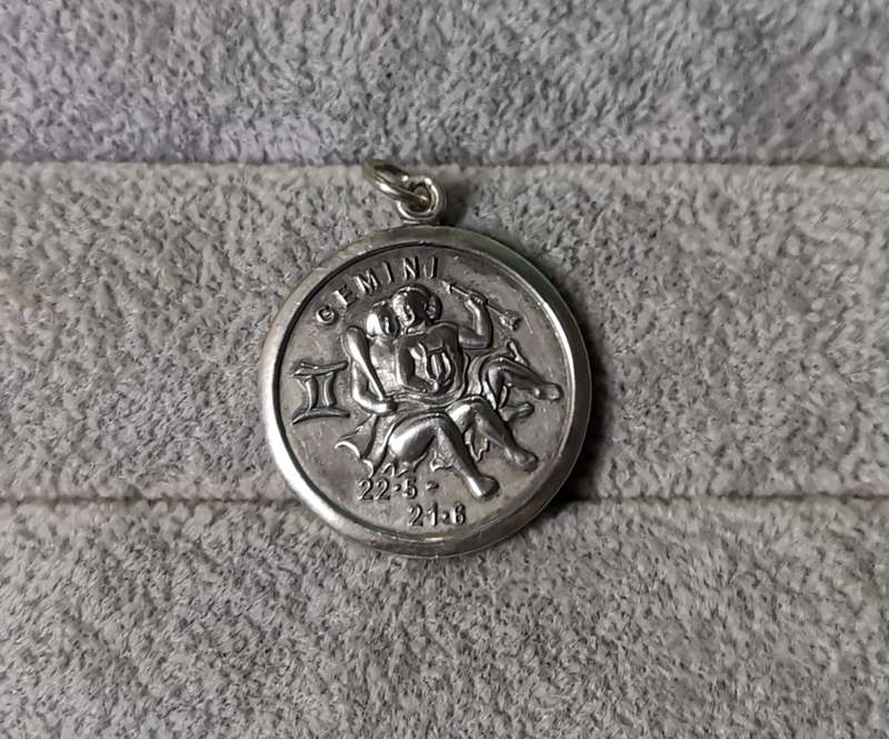 Silver Gemini Pendant
