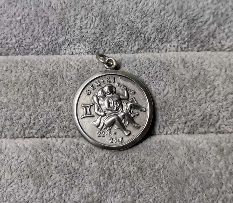 Silver Gemini Pendant