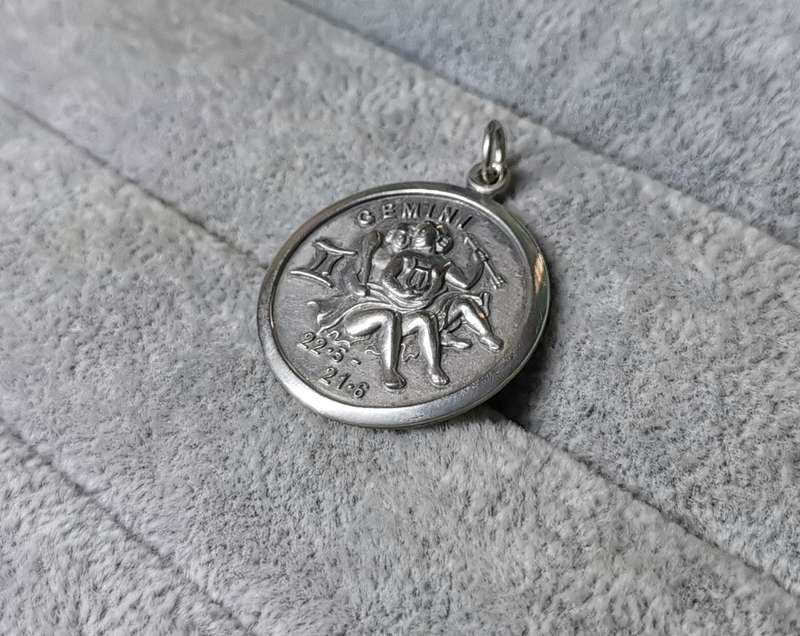 Silver Gemini Pendant