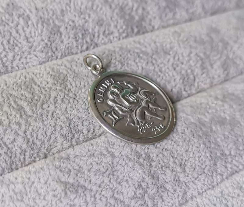 Silver Gemini Pendant
