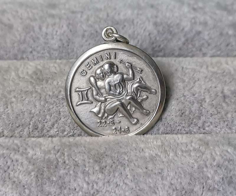 Silver Gemini Pendant