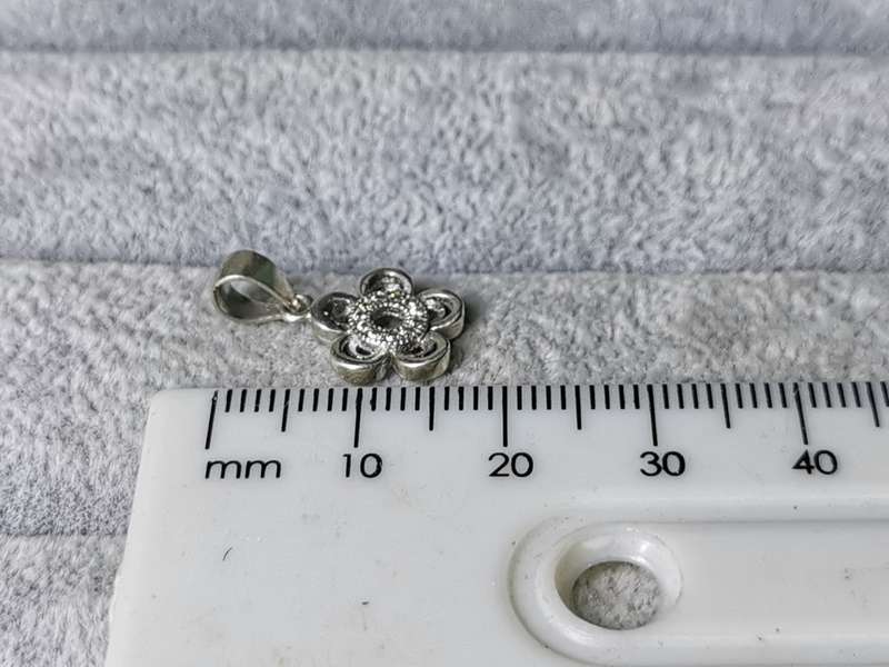 Silver Flower Pendant