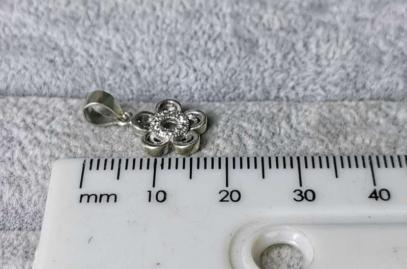 Silver Flower Pendant