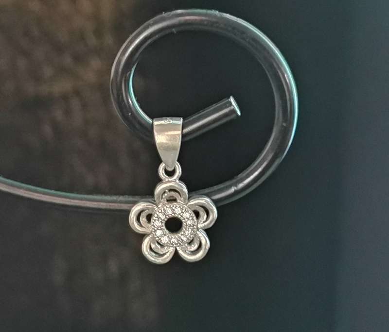 Silver Flower Pendant