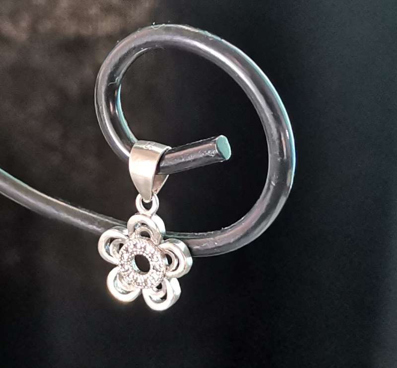 Silver Flower Pendant