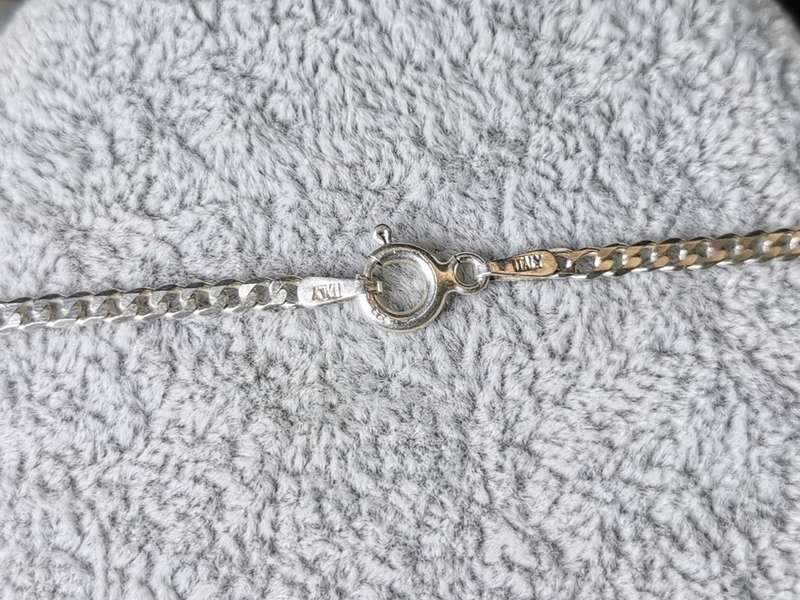 Silver Curb Chain