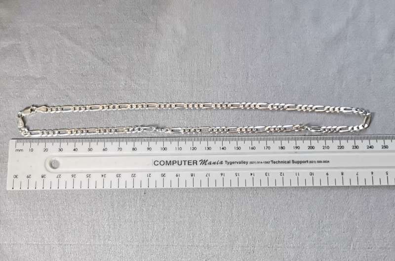 Silver Figaro Chain