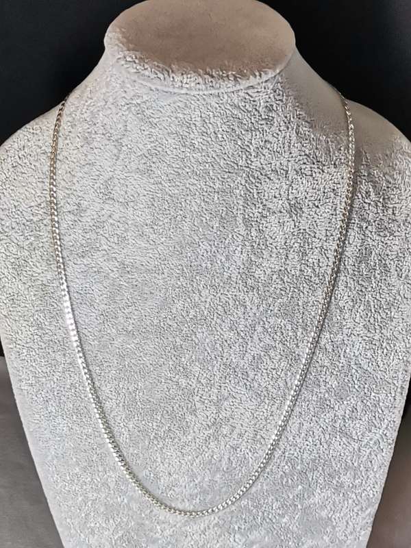 Silver Curb Chain