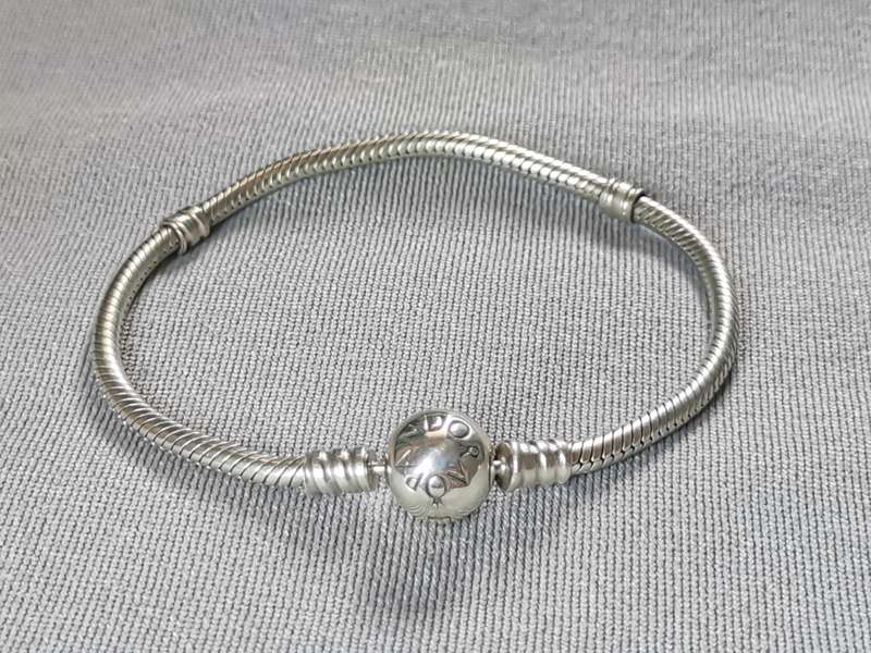 Silver Pandora Charm Bracelet