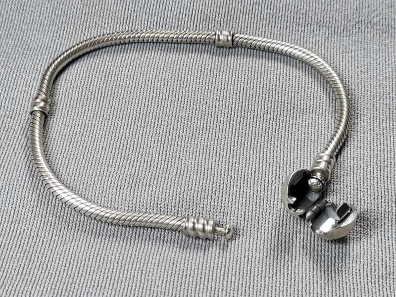 Silver Pandora Charm Bracelet