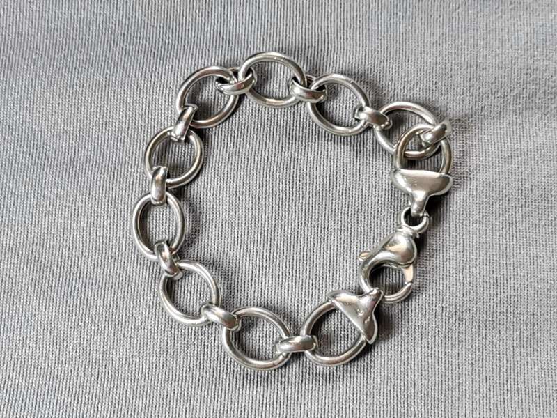 Bulky Silver Bracelet