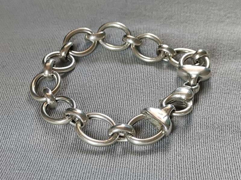 Bulky Silver Bracelet