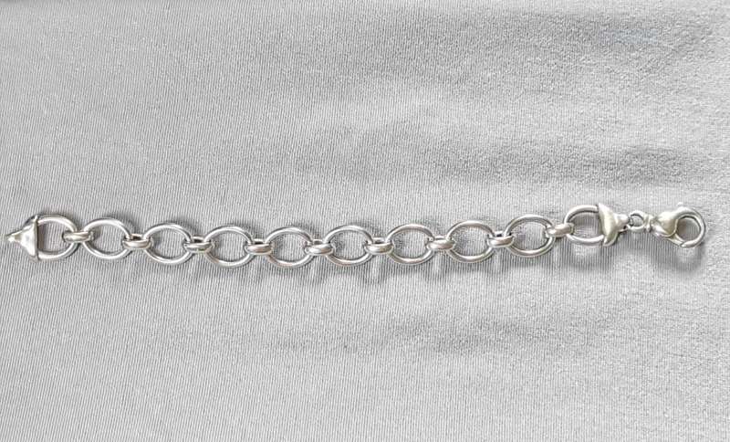 Bulky Silver Bracelet