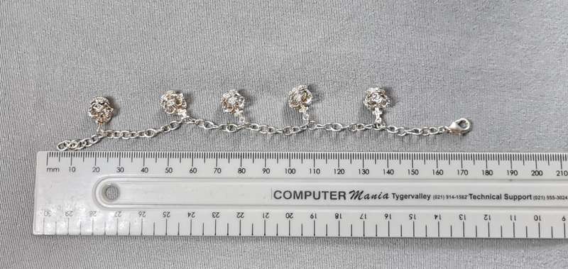 Silver Crowns Bracelet